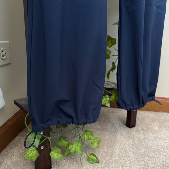 Abercrombie Navy Blue Tank Top Jumpsuit // Medium - Picture 3 of 4